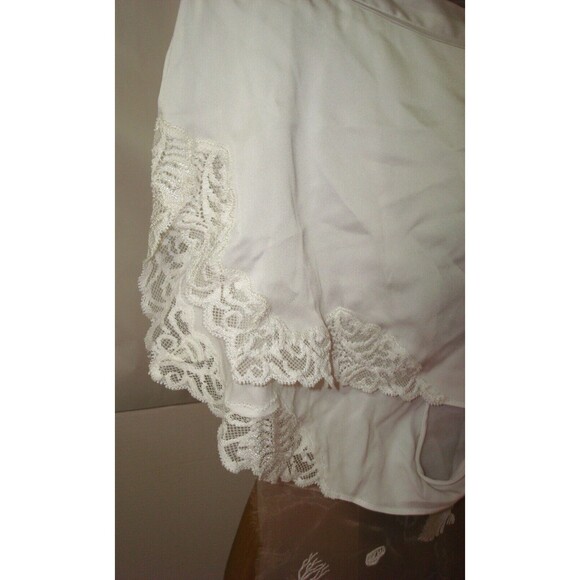 NWT New Designer Natori M Pajamas PJ's Shorts Lace Satin Silk Piece White Womens - Picture 2 of 5